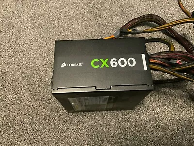 Corsair CX600 Computer Power Supply.  600 Watt.  Fully Working. • £39.99