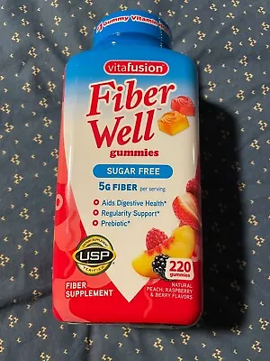 Vitafusion Fiber Well Gummies Sugar Free 220 Gummies (Expires 5/2025) • $27.95