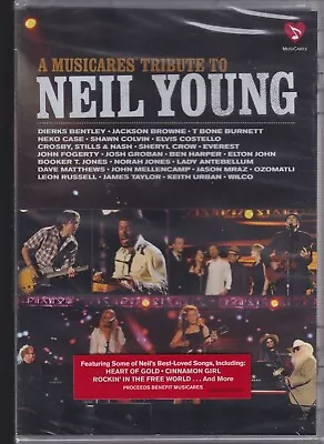 A Musicares Tribute To Neil Young Dvd Sealed Jackson Browne Elvis Costello Wilco • $7.99