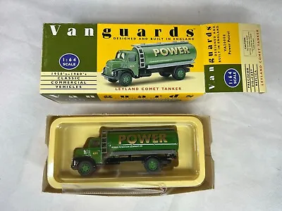 Vanguards VA20000 Leyland Comet Tanker Power Petrol Green MIB 1:64 - Lovely • £10.45