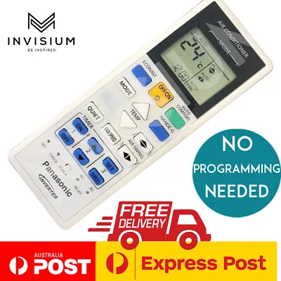 $27.50 • Buy Panasonic Air Conditioner Remote Control CS-Z50VKR CS-Z60VKR CS-Z71VKR CS-Z80VKR