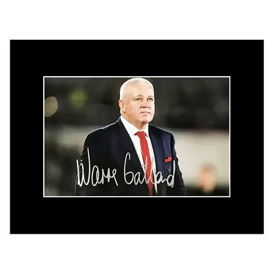 Signed Warren Gatland Photo Display - Wales Rugby Icon +COA • £99.99