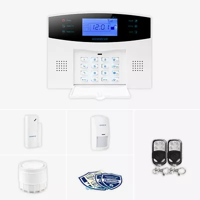 £107.49 • Buy HOMSECUR Wireless&Wired GSM-2G Home Security Alarm System With SOS Intercom