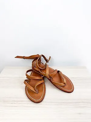 K. Jacques Epicure Sandals In Tan • $250