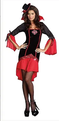 NEW Vampire Steampunk Sexy Vampiress Adult Costume Cosplay Size Small • $22.49