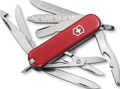 Swiss Army 0.6385-033-x1  Red Minichamp Victorinox Multi Tool Pocket Knife  • $59.99