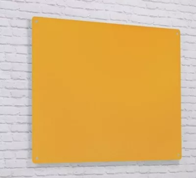 Elegant Wall Mounted Magnetic Glass Board 1200 X 900mm Gold Large • £250