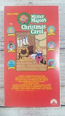 Vintage Mister Magoo's A Christmas Carol VHS Jim Backus 1962 Paramount USA • $14.99