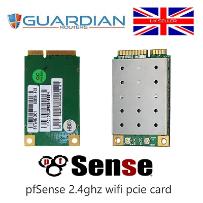 PfSense Firewall VPN Router Wireless Wifi 2.4GHZ Mini PC PCIE Network NIC Card  • £17.99