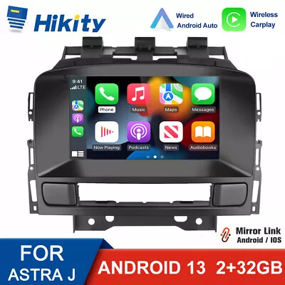 Android 13 CarPlay Car Stereo Radio GPS Navi Head Unit For Vauxhall Opel Astra J • £139.99