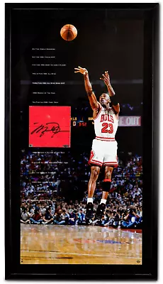 Beautiful Michael Jordan Signed Chicago Bulls Game Used Floor UDA & PSA DNA • $12495