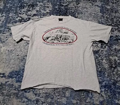 Vintage 1995 Charleston South Carolina Shirt Bombardment Of Fort Sumter BBT L • $14.99