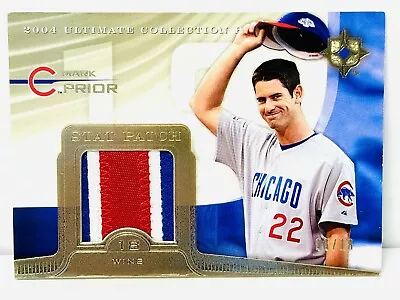 2004 Ud Ultimate Collection Stat Patch Mark Prior Game Used Sn 6/18 Ssp • $54.99