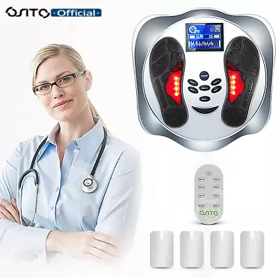 EMS Tens Circulation Foot Massager Booster Machine Blood Leg Therapy With Remote • $115
