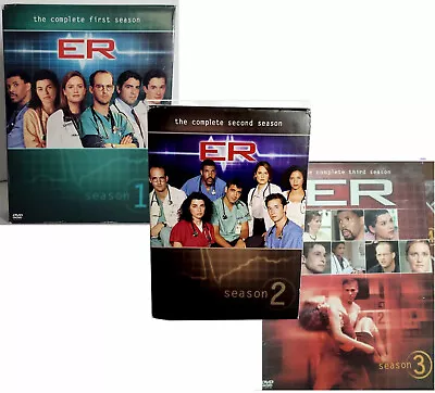 DVD E.R. Seasons 1-3 TV Medical Drama    • $13