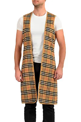 Burberry  Westminster Warmer  Checkered Wool Cashmere  Vest Warmer • $199.99