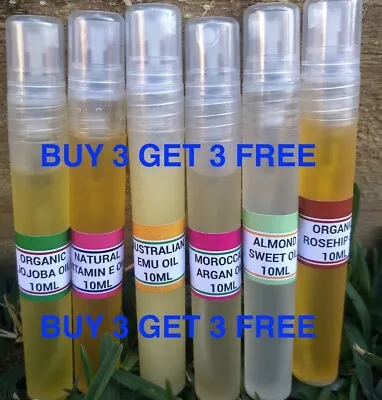 10ml Jojoba Oil Argan Oil Rosehip Vitamin E Essential Oils BUY 3 GET 3 FREE • $7.50