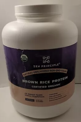 Zen Principle 6 Lb. Organic Brown Rice Protein Powder USDA Certified 80% Protein • $42