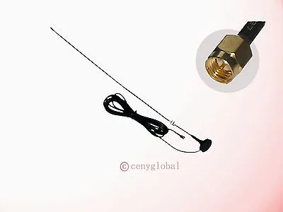 Car Dual Band 144-430MHz SMA-M Mobile Antenna VHF UHF For Nagoya Yaesu TYT Radio • $12.99