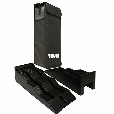 THULE Wheel Leveller 5 Ton Heavy Duty Ramps & Bag  Caravan/Motorhome  • £39.95