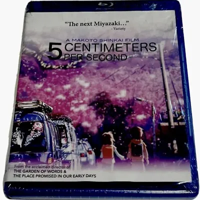 5 Centimeters Per Second Blu Ray Official Out Of Print Release Makoto Shinkai • $21.10