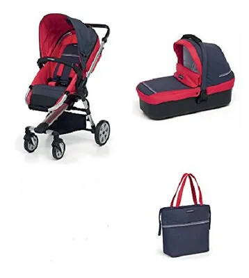 Foppaedretti Supertres Combo Stroller Baby Carriage And Bag #L4 2949 • £133.14