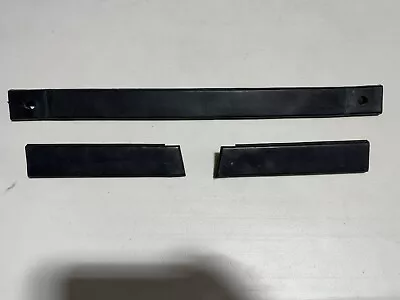 VW Mk1 Early Rabbit Cabriolet Front Bumper Rubber Strip Trim Molding Set (3) Oem • $80