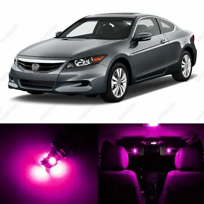 $11.99 • Buy 12 X Pink/Purple LED Lights Interior Package For Honda ACCORD 2003 - 2012 + Tool