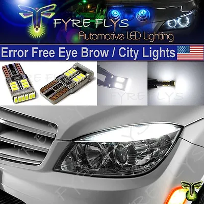 $13.49 • Buy 4x White LED Error Free Eyebrow Eyelid Light Bulb F Mercedes Benz W204 C300 C350