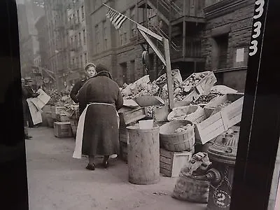 1936 Mulberry Street Chinatown Pushcarts PS 24 NYC New York City Photo • $21.99