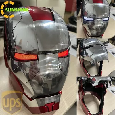 AUTOKING Iron Man MK5 Helmet 1:1 Wearable Mask Voice Control Cosplay Props Gift • $189