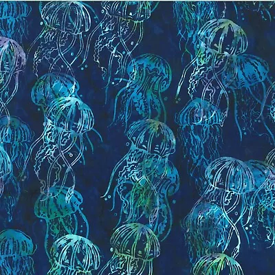 Hoffman - Bali Batik - Jelly Fish By Mckenna Ryan - Jelly Fish - Montego BTY • $12.45