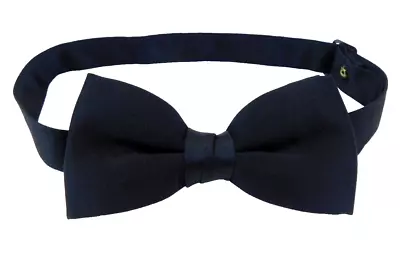 US Army Black Poly Satin Bow Tie With Band Mess Dress Formal Military Uniform • $12.99