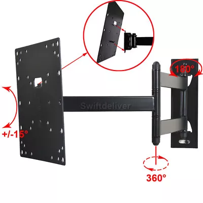 Articulating TV Wall Mount For Samsung VIZIO 24 26 28 29 32 39 40 42 43  LED W2k • $20.96