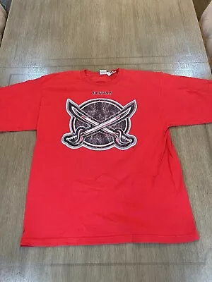 Vintage Buffalo Sabres Goat Head CCM T-Shirt Red Double Sided Men’s Size XXL • $39.95