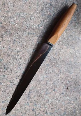 Wooden Handle Raadvad Rustfri 7  Kitchen Bread Serrated Knife Left Hand? Used • $45