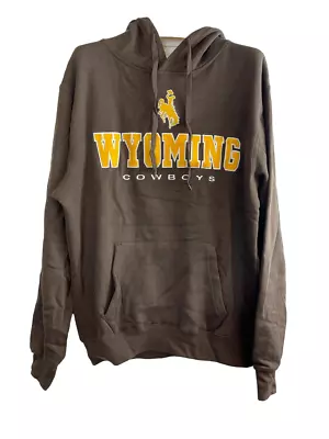 Colosseum Wyoming Cowboys Wrangler Pullover Hoodie Brown Medium • $29.99