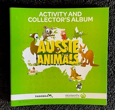Aussie Animals Woolworths Activity And Collector’s Album - Full Set - 108 Cards • $15