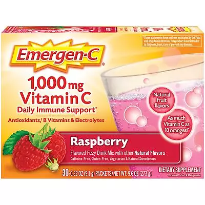 Emergen-C 1000mg Vitamin C Powder With Antioxidants B Vitamins And • $17.50