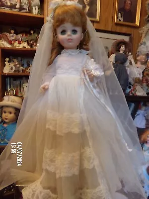 Madam Alexander 13'' Bride Doll Vintage...from Doll Collector's Collection.  • $10