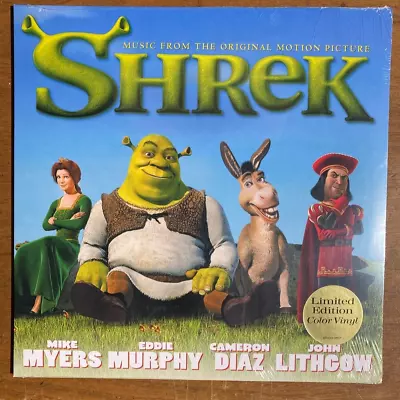 Shrek Music From The Original Motion Picture LP Vinyl NEW Sealed SWAMP GREEN • $55