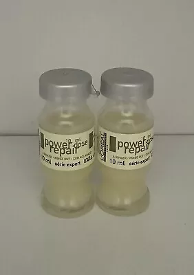 (LOT Of 2) LOREAL Serie Expert POWER DOSE Repair  Rinse Out Treatment .34 Fl. Oz • $19