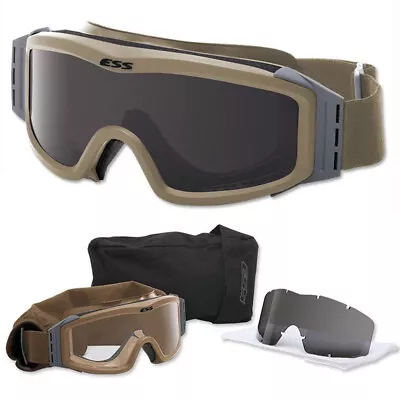 £92.44 • Buy ESS Profile NVG Ballistic Goggles Glasses Tactical Protective US Military Tan
