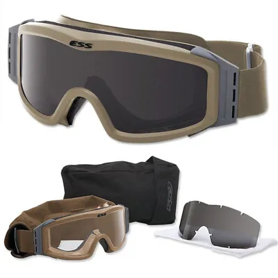 ESS Profile NVG Ballistic Goggles Glasses Tactical Protective US Military Tan • £92.44