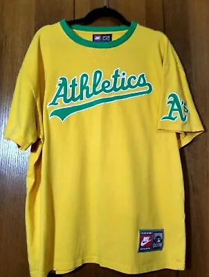 Vintage🔥 Early 00s Nike OAK Athletics  Cooperstown COLLECTION  Jersey Men-Large • $39.99