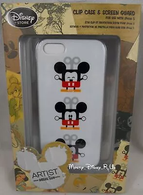 Disney Store Mickey Mouse Artist Series 2 IPhone 5 Cell Phone Clip Case Screen • $18.69