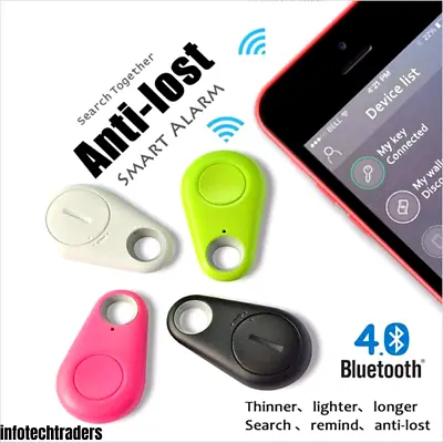 £3.99 • Buy Key Finder Bluetooth GPS Tracker Child Pet Locator Wireless Lost Wallet Keyring