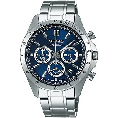 SEIKO SELECTION SBTR011 Blue Men's Watch Chronograph Tachymeter • $131