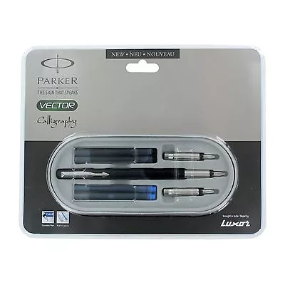 £9.88 • Buy Parker Vector Standard Ct Calligraphy Fountain Pen With Lowest Charges