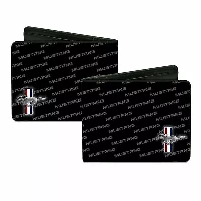 Wallet Ford Mustang Text Repeat WFM009 • $17.95